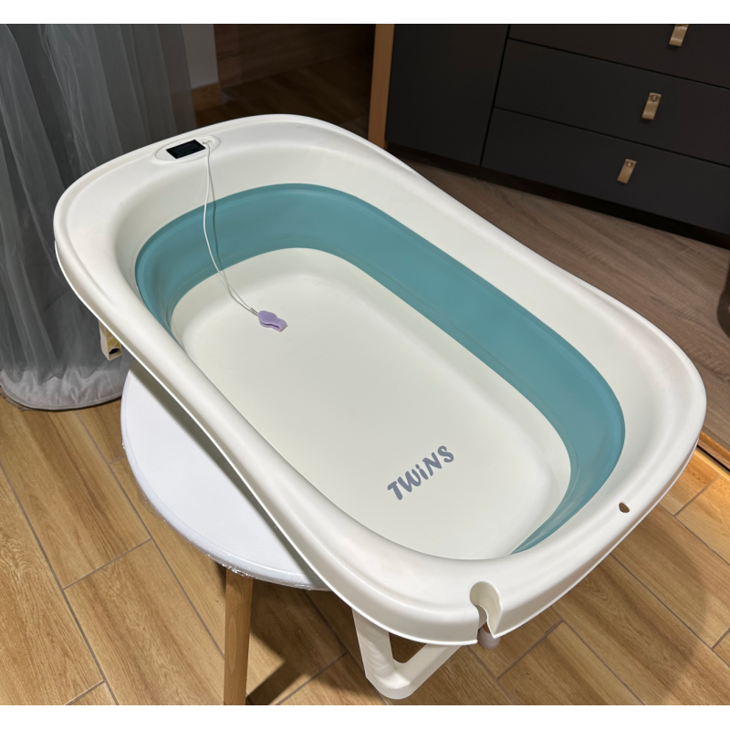 Складна силіконова ванна Twins Aqua Green