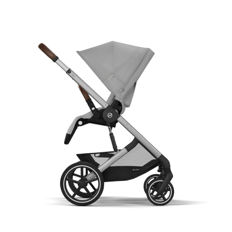 Коляска Cybex Balios S Lux Stone Grey (Silver Frame)