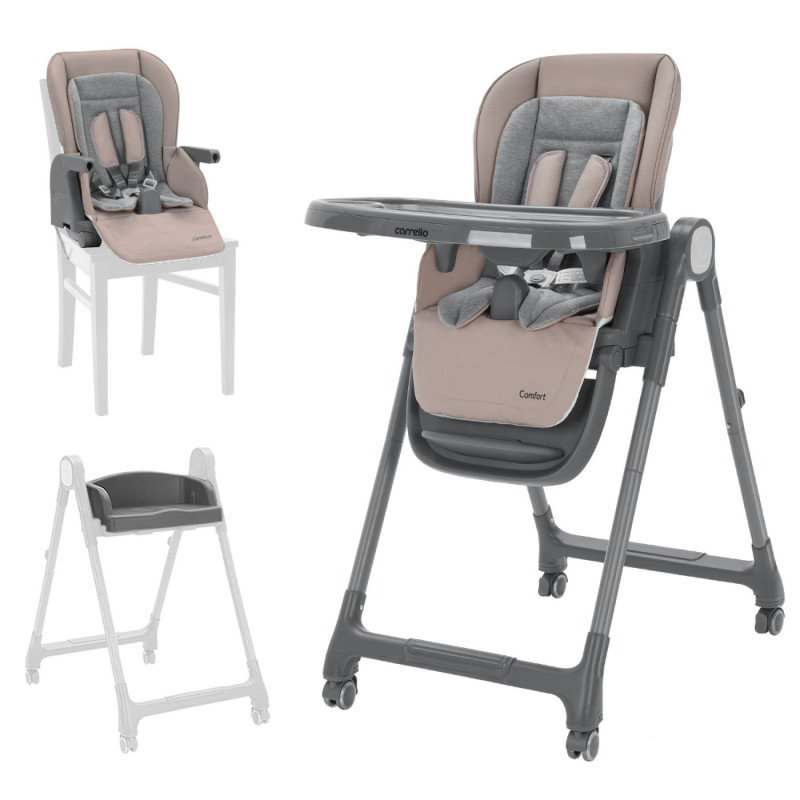 Стілець для годування CARRELLO Comfort CRL-9506 Noble Beige /1/