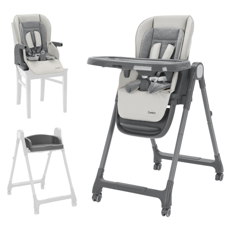 Стілець для годування CARRELLO Comfort CRL-9506 Royal Grey /1/