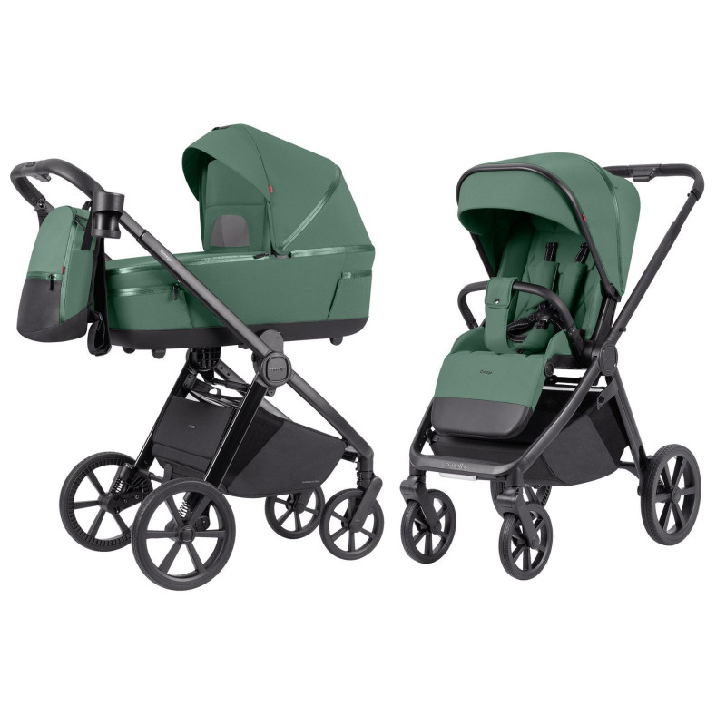 Коляска універсальна CARRELLO Omega CRL-6540/1 Nova Green (2in1) /1/