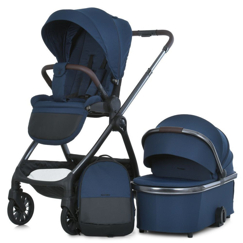 Коляска універсальна 2в1 ElCamino ME 1183 RIVIERA Iris Blue
