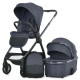 Коляска універсальна 2в1 ElCamino ME 1183 RIVIERA Asphalt Gray