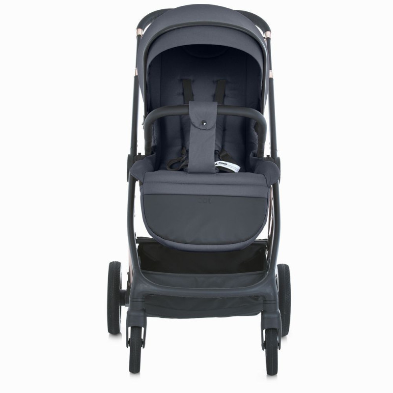 Коляска універсальна 2в1 ElCamino ME 1190 COIL Asphalt Gray