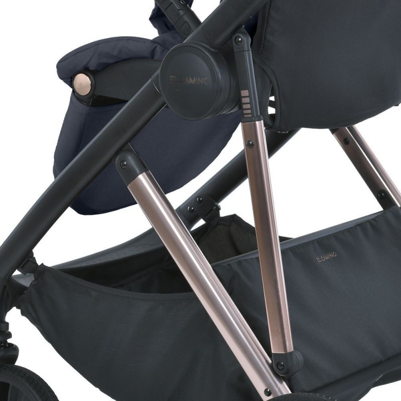 Коляска універсальна 2в1 ElCamino ME 1190 COIL Asphalt Gray