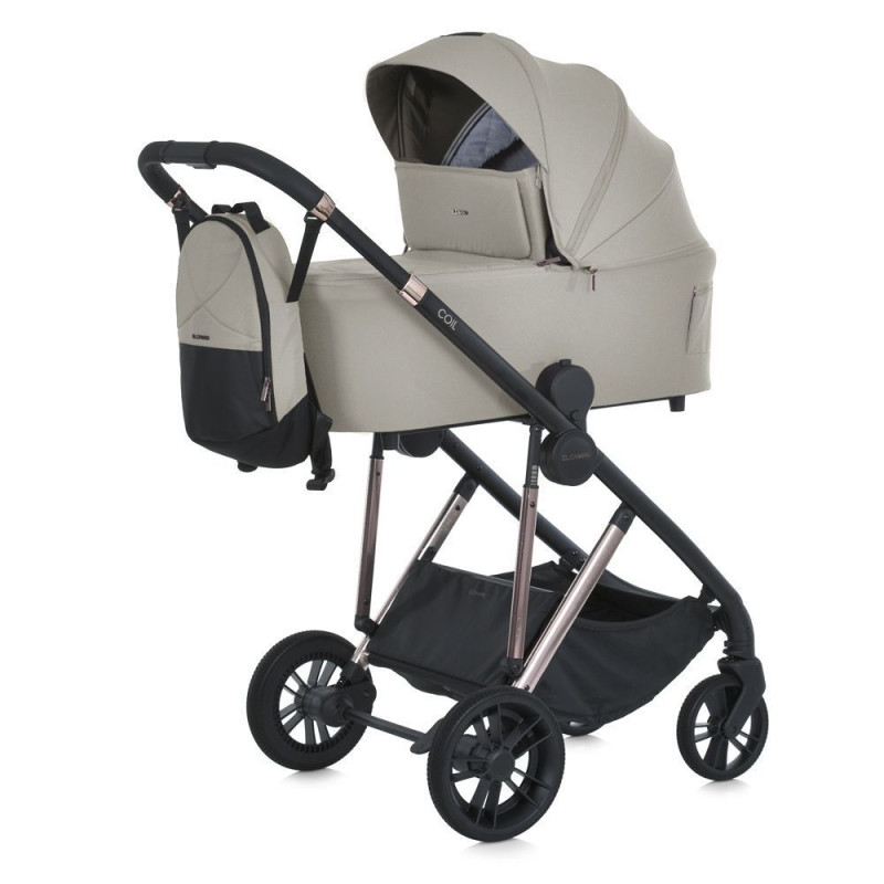 Коляска універсальна 2в1 ElCamino ME 1190 COIL Cloud Beige