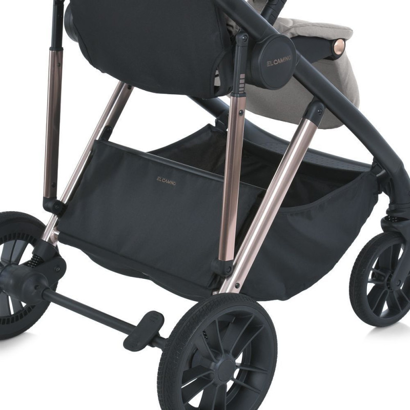 Коляска універсальна 2в1 ElCamino ME 1190 COIL Cloud Beige