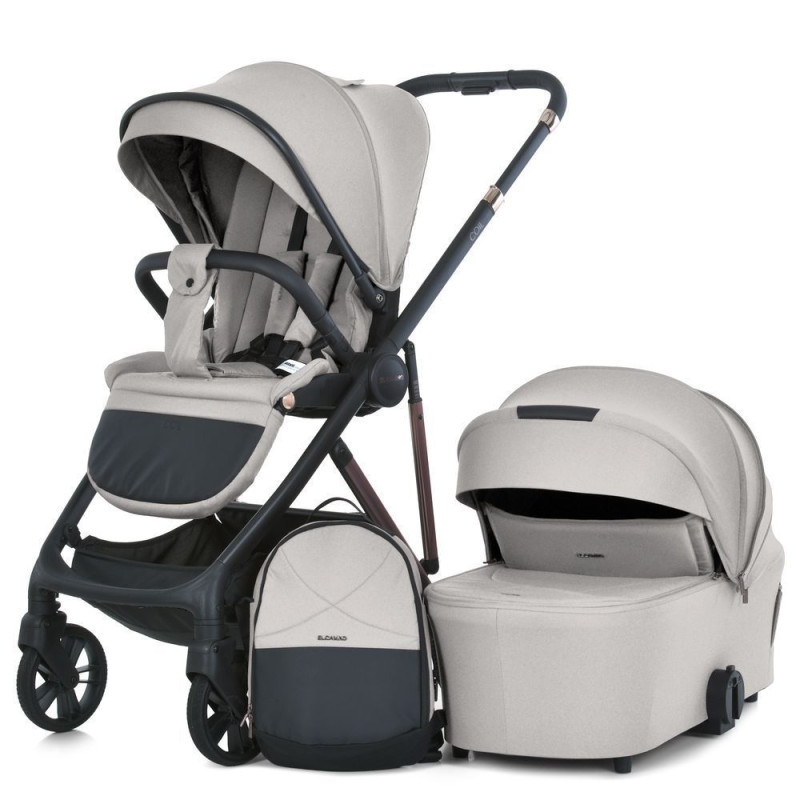 Коляска універсальна 2в1 ElCamino ME 1190 COIL Cloud Beige