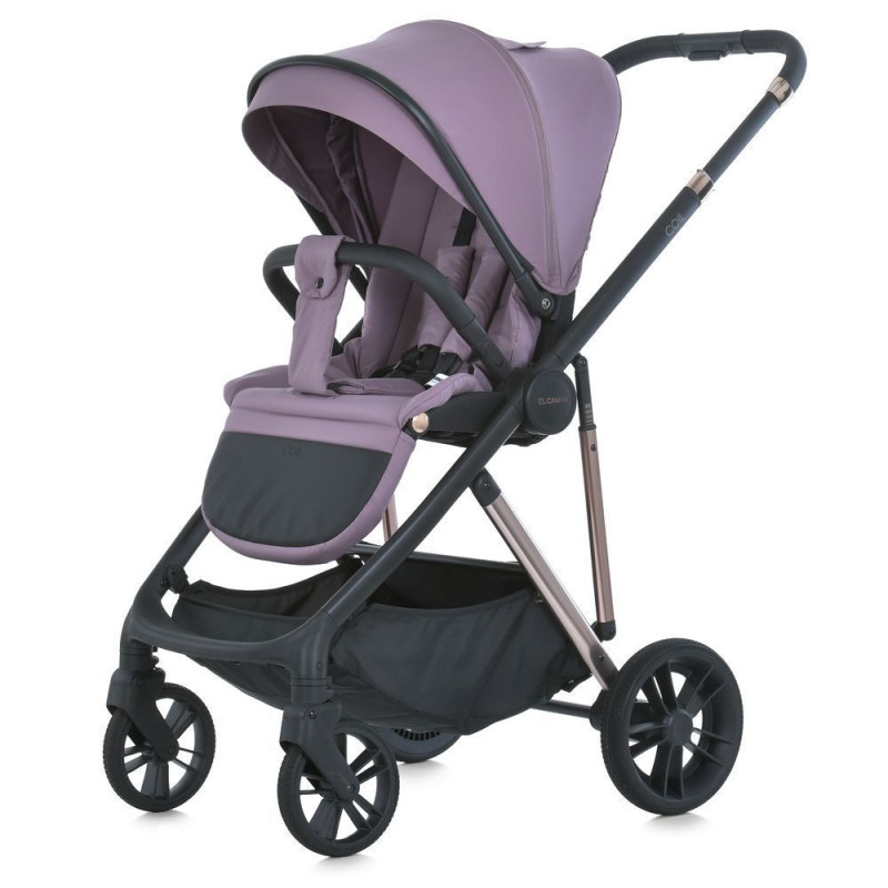 Коляска універсальна 2в1 ElCamino ME 1190 COIL Grape Pink