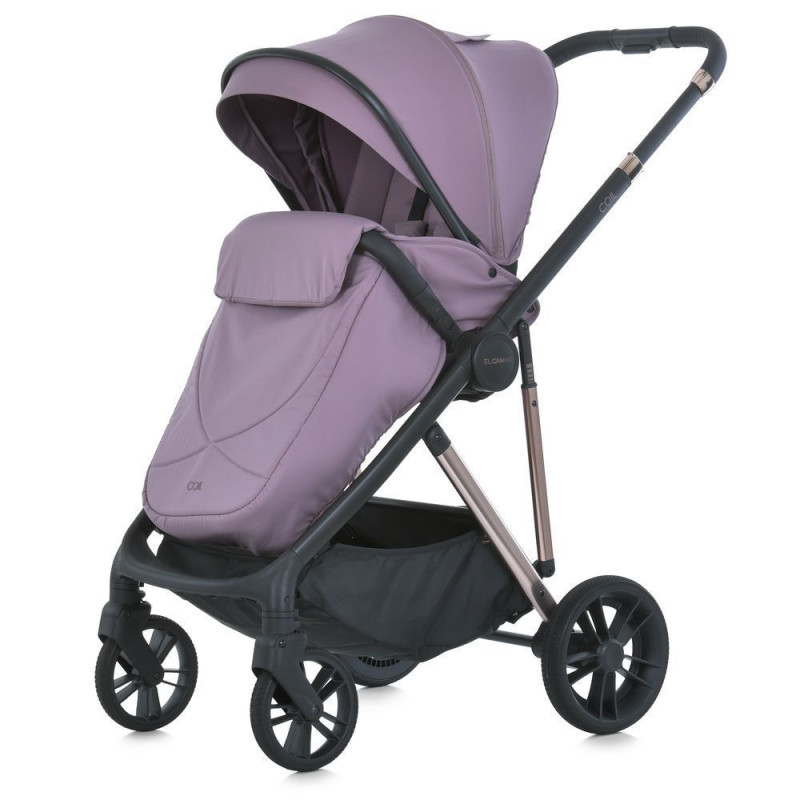 Коляска універсальна 2в1 ElCamino ME 1190 COIL Grape Pink