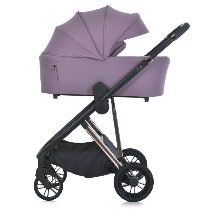 Коляска універсальна 2в1 ElCamino ME 1190 COIL Grape Pink