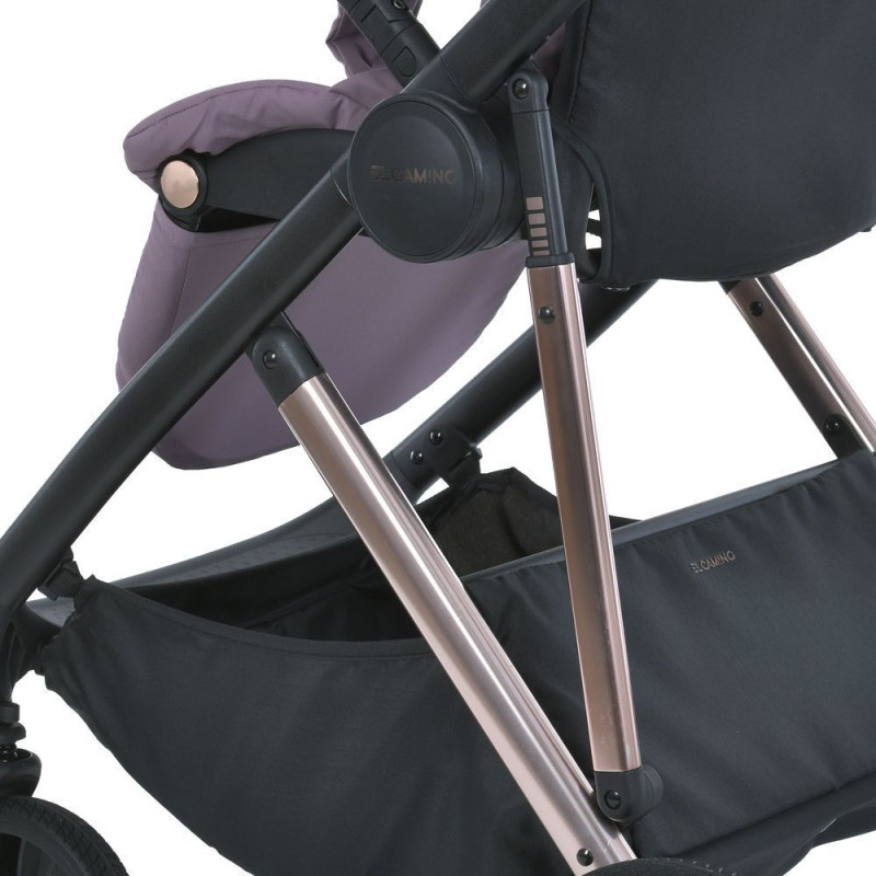 Коляска універсальна 2в1 ElCamino ME 1190 COIL Grape Pink