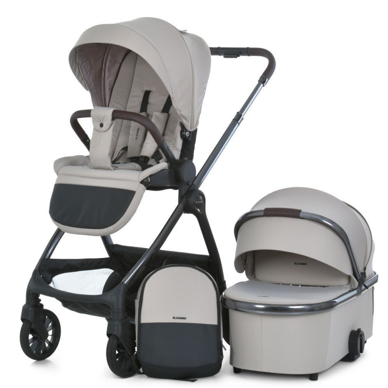 Коляска універсальна 2в1 ElCamino ME 1183 RIVIERA Cloud Beige