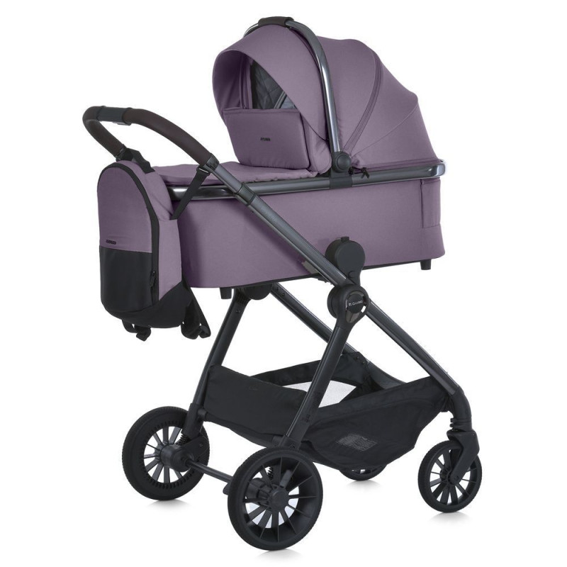 Коляска універсальна 2в1 ElCamino ME 1183 RIVIERA Grape Pink