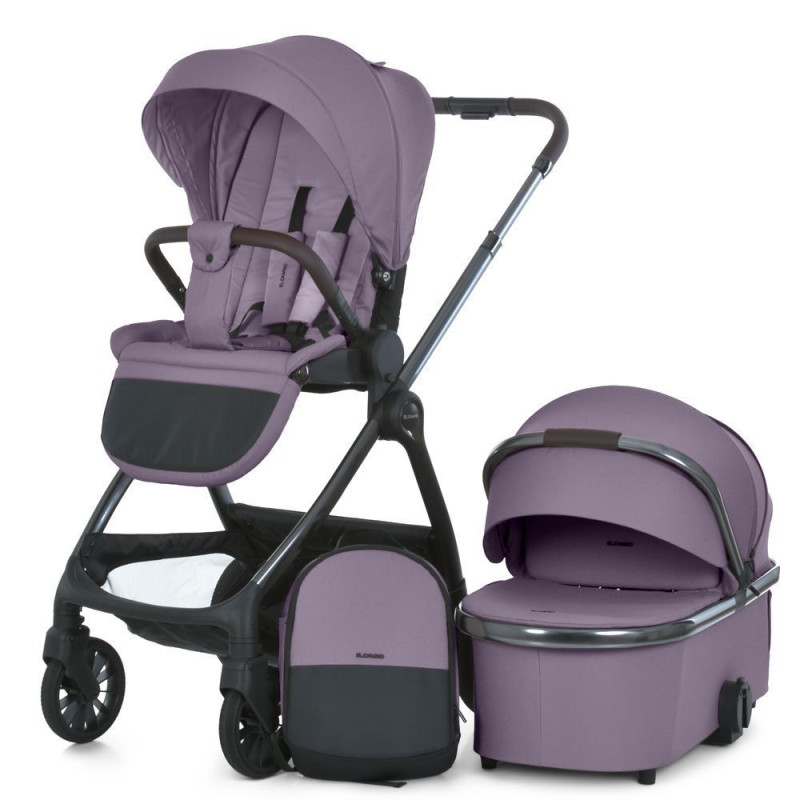 Коляска універсальна 2в1 ElCamino ME 1183 RIVIERA Grape Pink