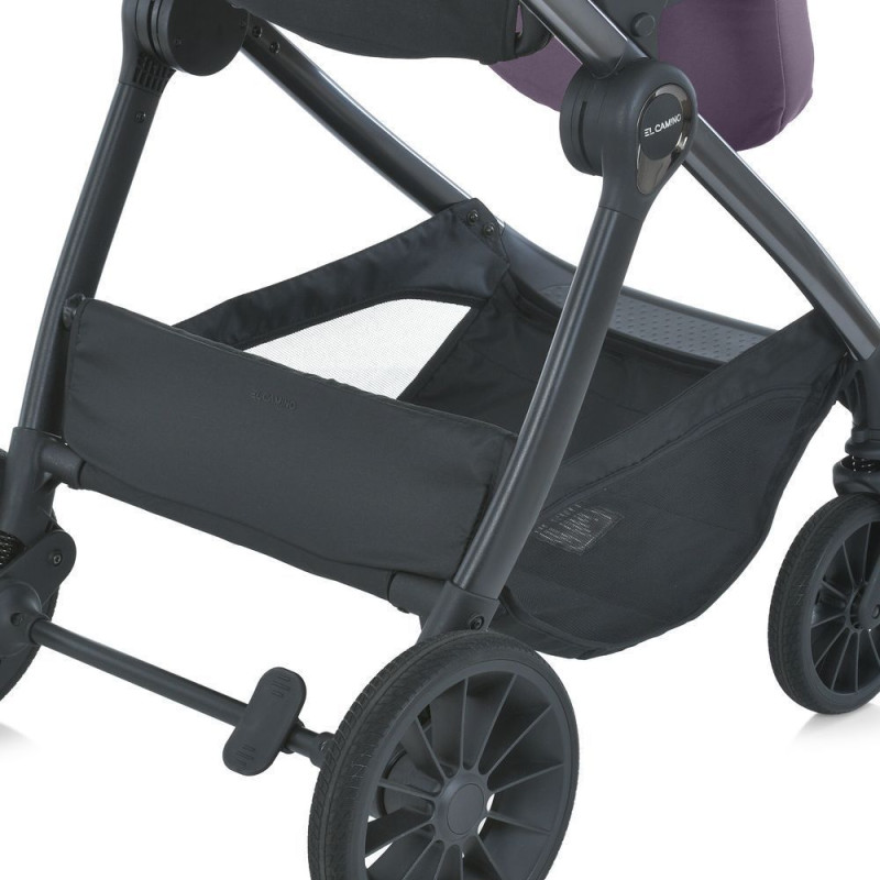 Коляска універсальна 2в1 ElCamino ME 1183 RIVIERA Grape Pink