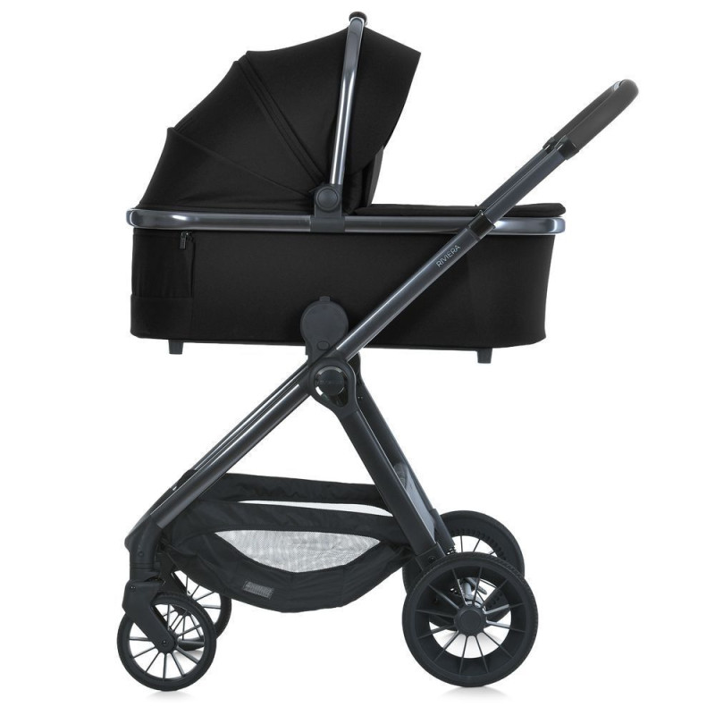 Коляска універсальна 2в1 ElCamino ME 1183 RIVIERA Jet Black