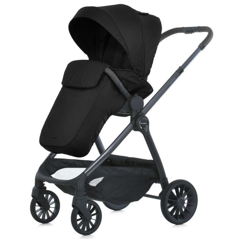Коляска універсальна 2в1 ElCamino ME 1183 RIVIERA Jet Black