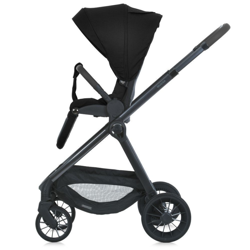 Коляска універсальна 2в1 ElCamino ME 1183 RIVIERA Jet Black