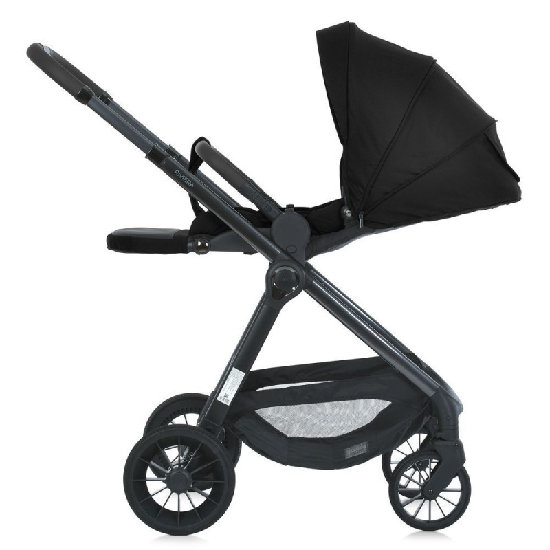 Коляска універсальна 2в1 ElCamino ME 1183 RIVIERA Jet Black