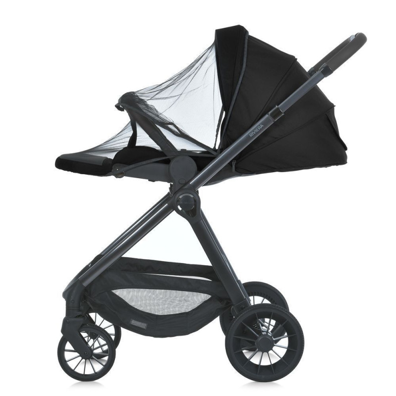 Коляска універсальна 2в1 ElCamino ME 1183 RIVIERA Jet Black