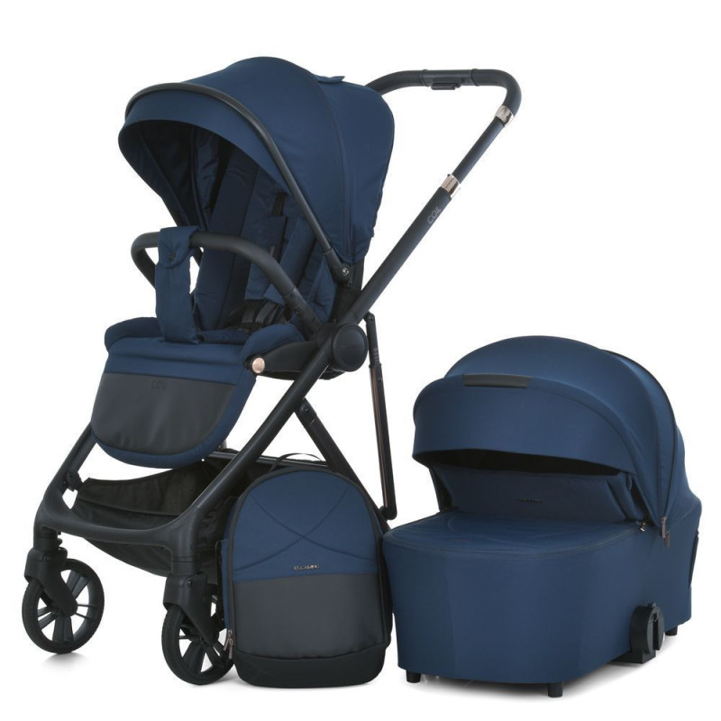 Коляска універсальна 2в1 ElCamino ME 1190 COIL Iris Blue