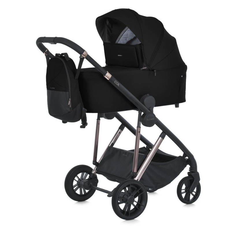 Коляска універсальна 2в1 ElCamino ME 1190 COIL Jet Black