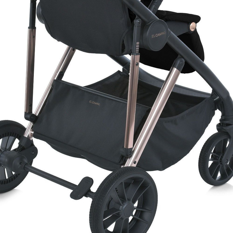 Коляска універсальна 2в1 ElCamino ME 1190 COIL Jet Black