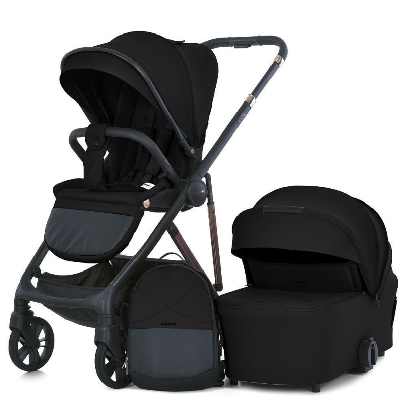 Коляска універсальна 2в1 ElCamino ME 1190 COIL Jet Black