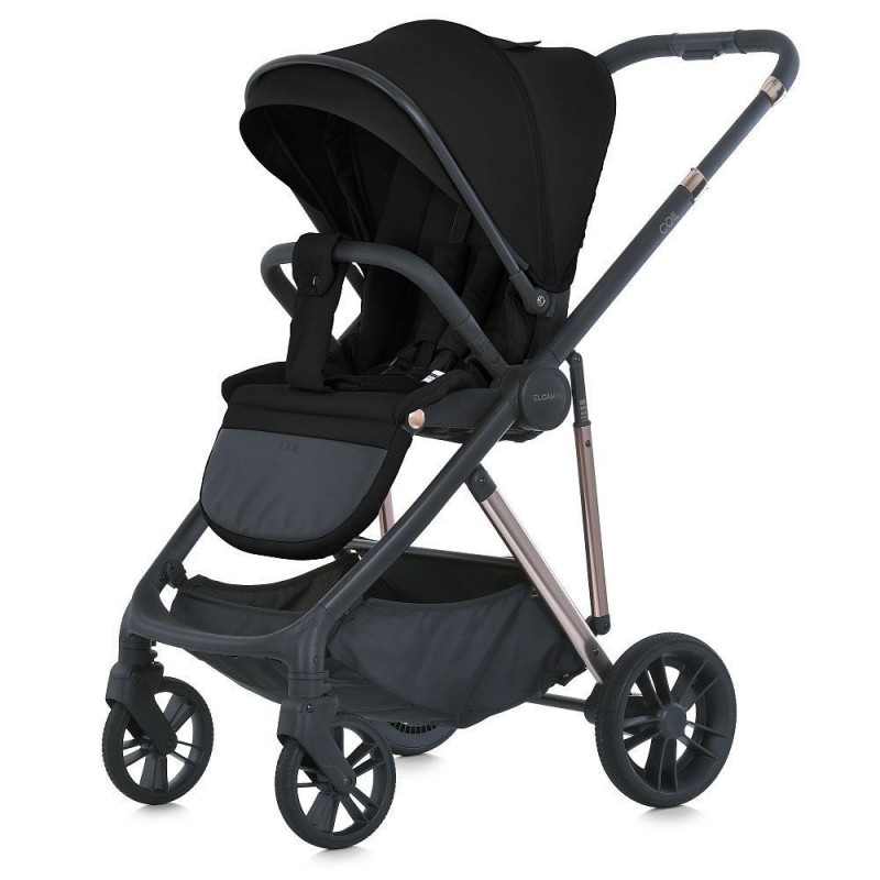 Коляска універсальна 2в1 ElCamino ME 1190 COIL Jet Black