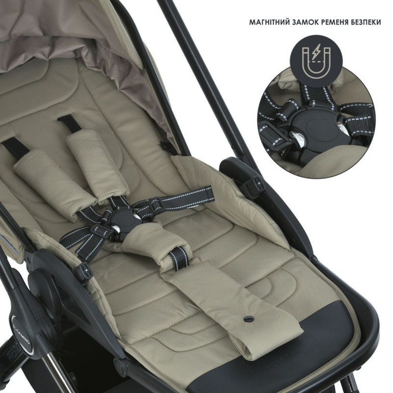 Коляска універсальна 2в1 ElCamino Prestige ME 1124-2 Calm Beige