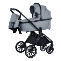 Коляска універсальна 2в1 ElCamino Prestige ME 1124-2 Frost Gray
