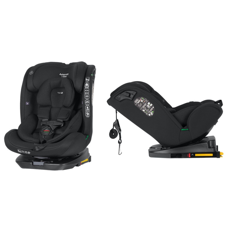 Автокрісло CARRELLO Asteroid i-Size CRL-17001 Magnet Gray 40-150см ISOFIX, поворот /1/