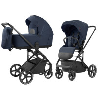 Коляска універсальна CARRELLO Alfa CRL-6522 (2in1) Denim Blue /1/