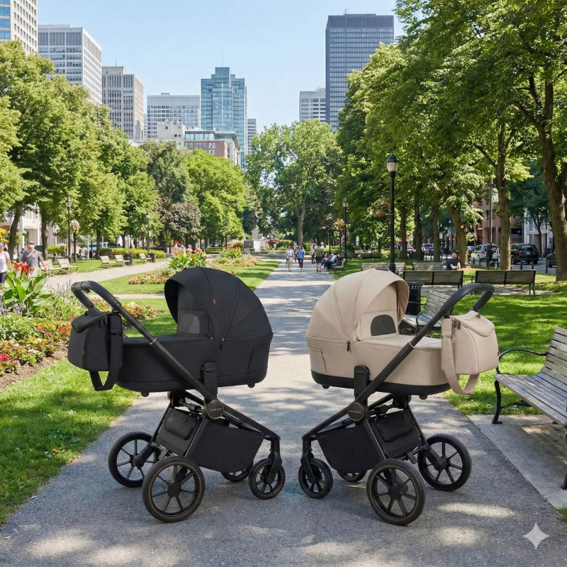 Коляска універсальна CARRELLO Epica CRL-8510 (2in1) Almond Beige /1/