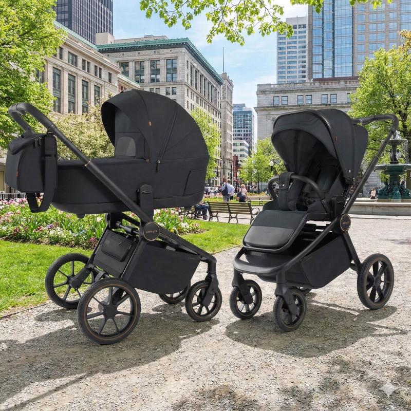 Коляска універсальна CARRELLO Epica CRL-8510 (2in1) Space Black /1/