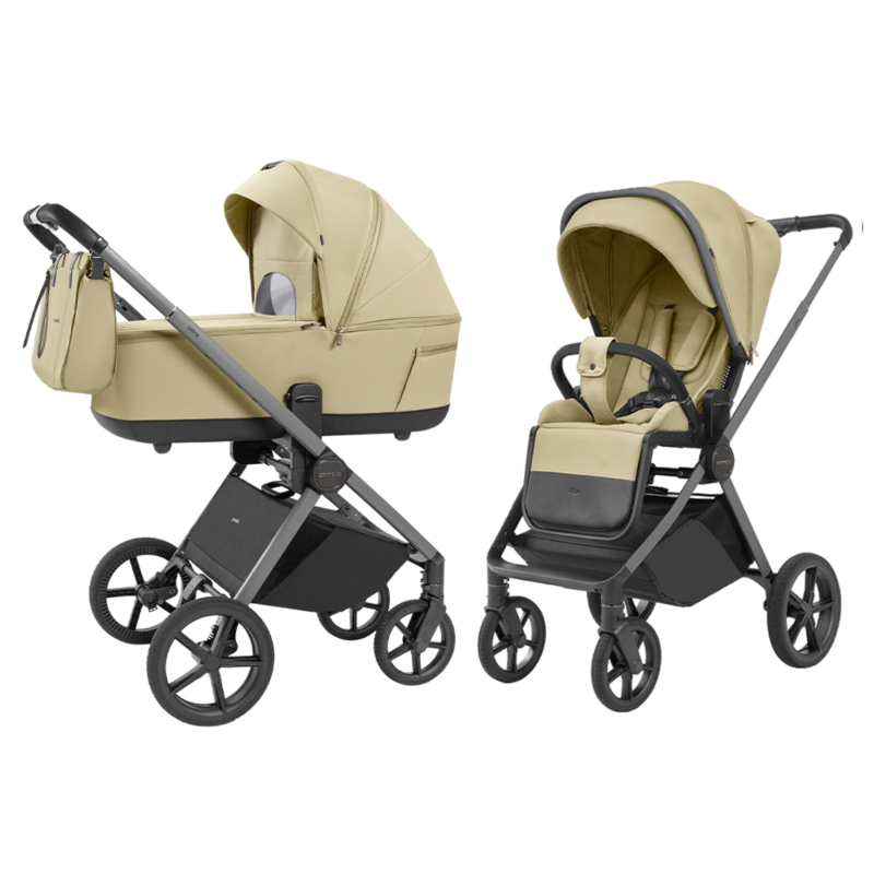 Коляска універсальна CARRELLO Ultra CRL-6527 2в1 Soft Beige /1/