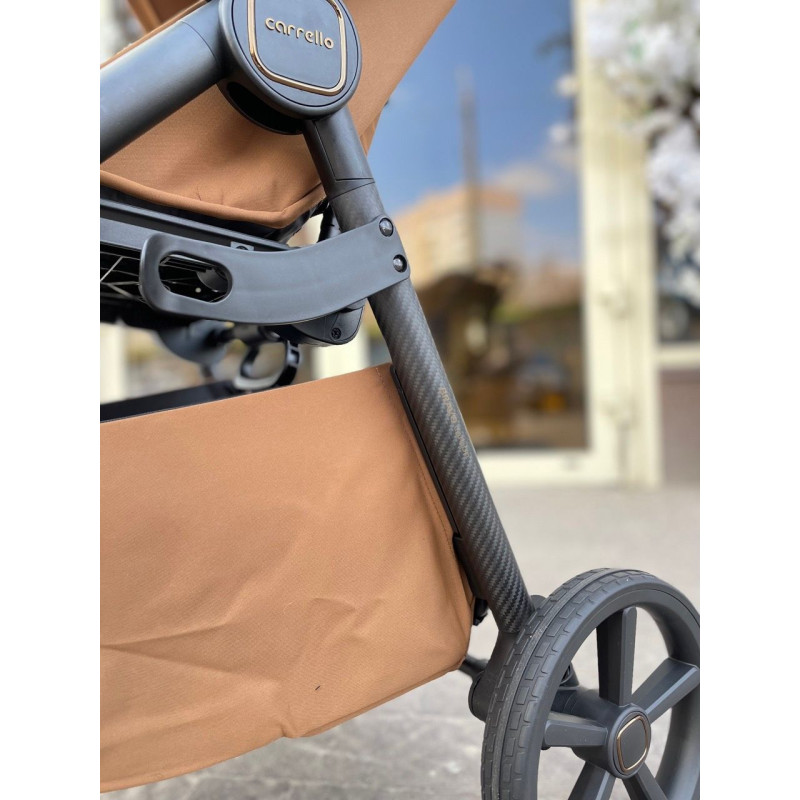 Прогулянкова коляска CARRELLO Bravo Carbon CRL-5530 Ginger Beige /1/