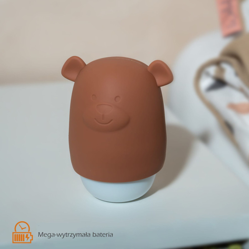 BENNY - БЕННІ Нічник з датчиком Cутінок, коричневий