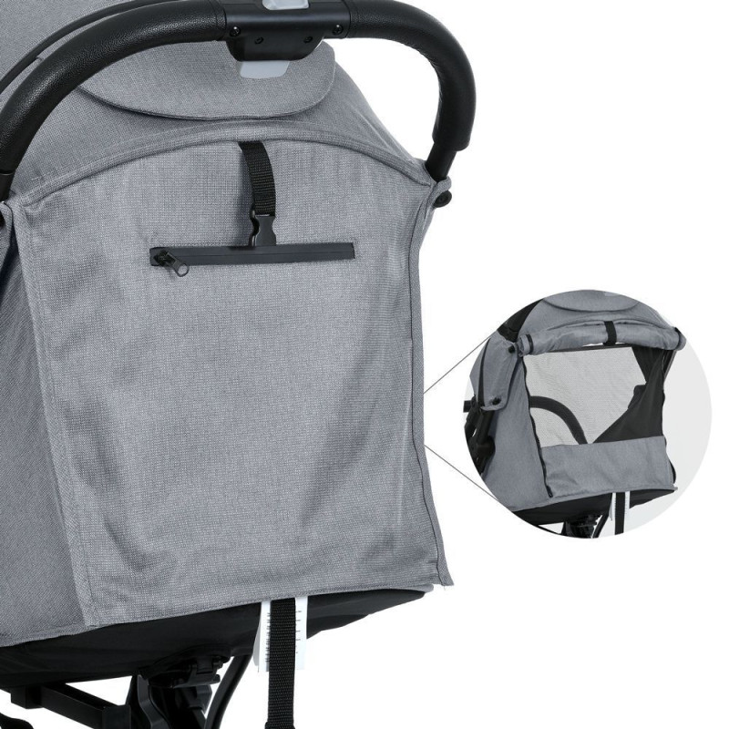 Коляска дитяча Bambi M 5727-1 FLASH Silver Gray
