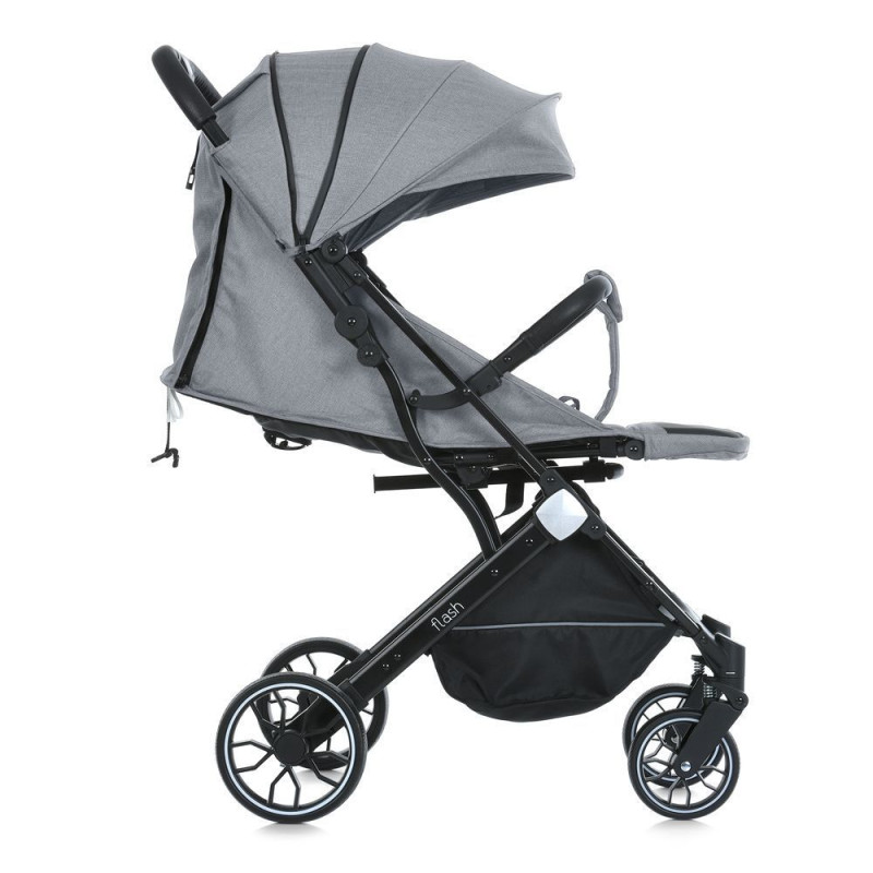 Коляска дитяча Bambi M 5727-1 FLASH Silver Gray
