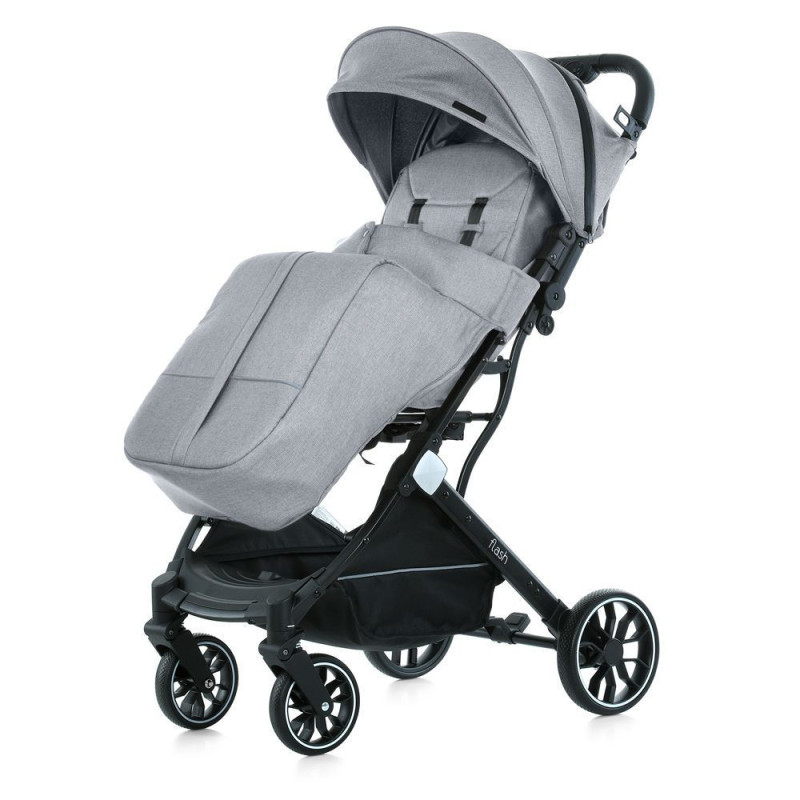 Коляска дитяча Bambi M 5727-1 FLASH Silver Gray