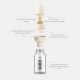 Скляна дитяча пляшечка BIBS Baby Glass Bottle повний комплект 110 мл – Sage