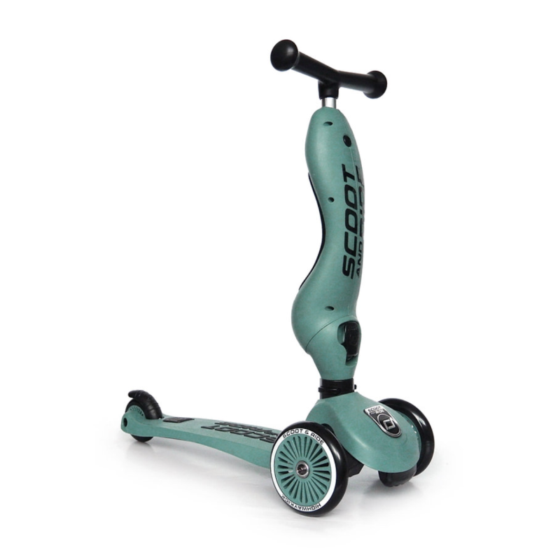 Самокат Scoot and Ride серії Highwaykick-1 сіро-зелений, 1-5 років