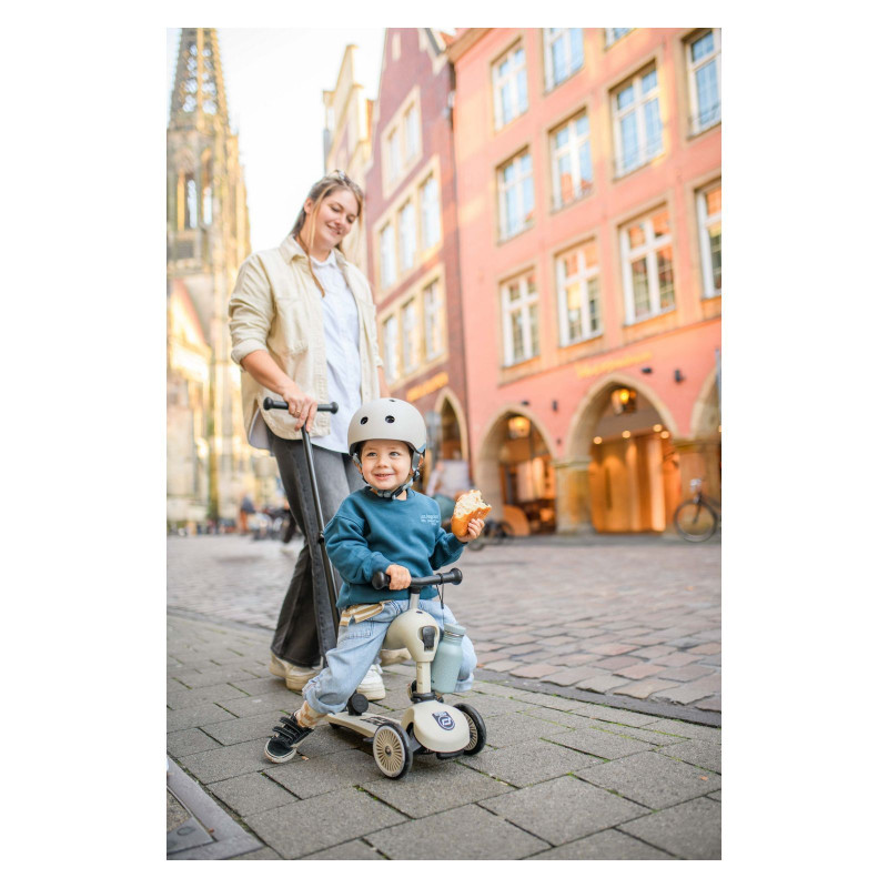 Самокат Scoot and Ride серії Highwaykick-1 Push and Go світло-сірий