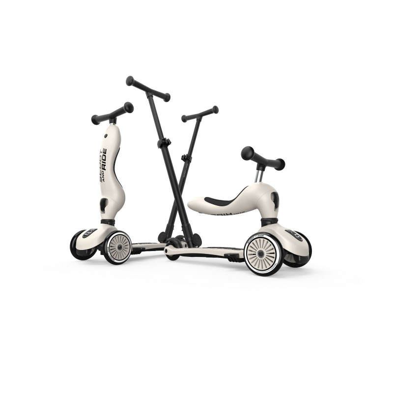 Самокат Scoot and Ride серії Highwaykick-1 Push and Go світло-сірий