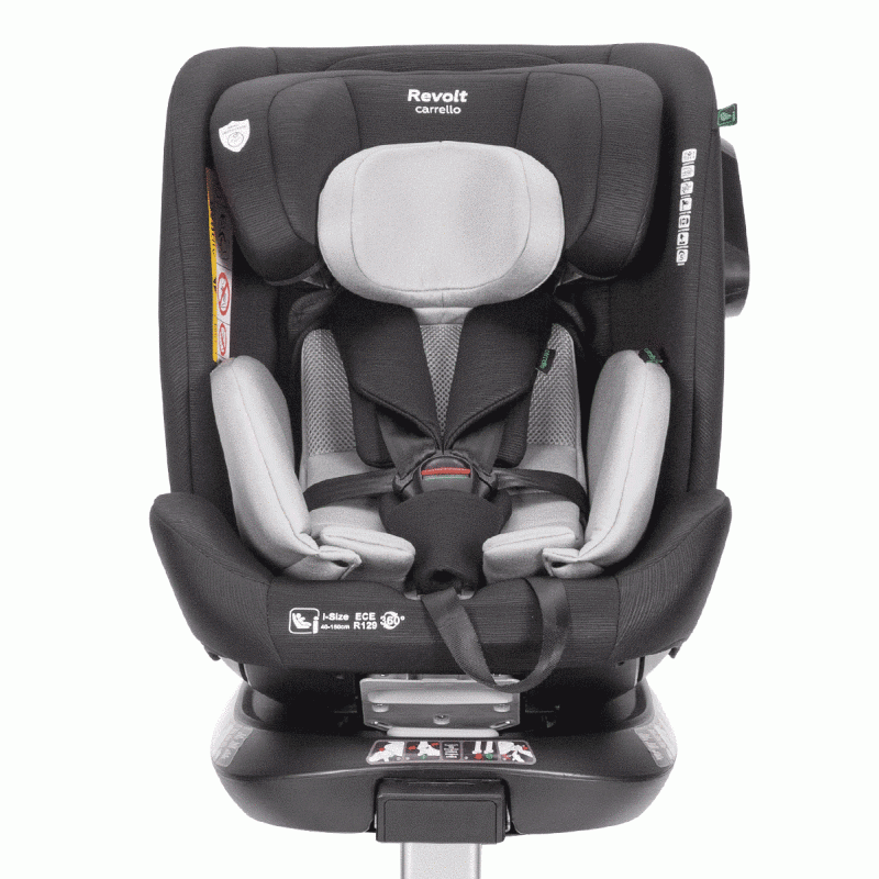 Автокрісло CARRELLO Revolt CRL-15805/1 Sky Grey i-Size 40-150см ISOFIX, поворот, опор.стійка /1/