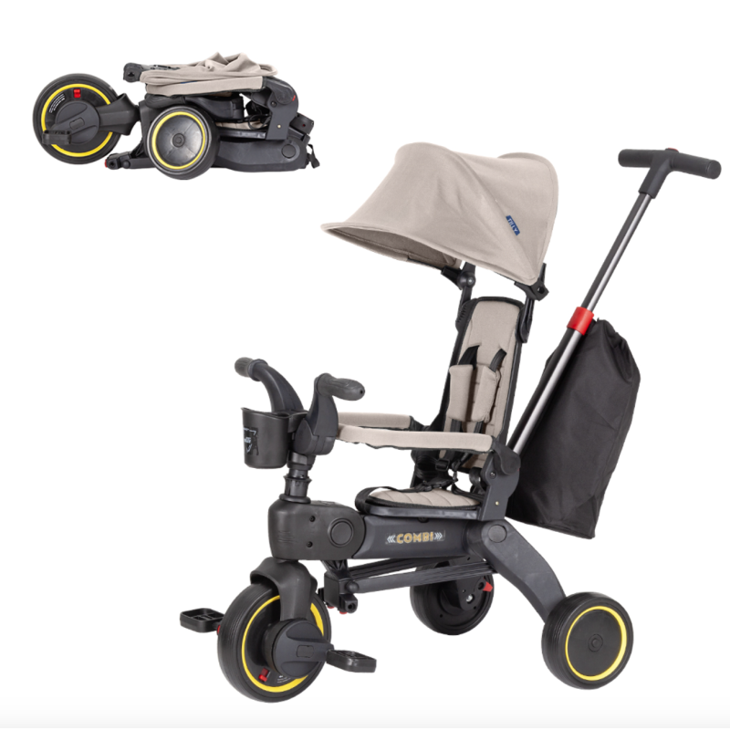 Велосипед триколісний TILLY COMBI T-392 BEIGE /1/