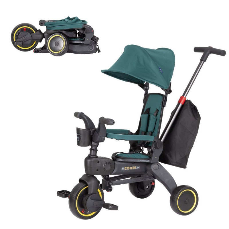 Велосипед триколісний TILLY COMBI T-392 GREEN /1/