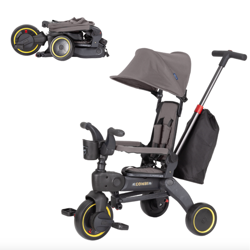 Велосипед триколісний TILLY COMBI T-392 GREY /1/